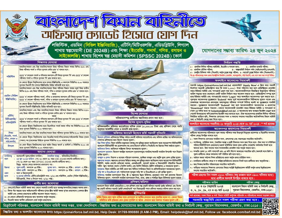 Air Force Job Circular 2024