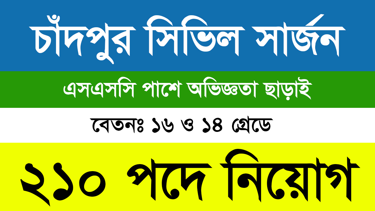 Chandpur civil surgeon Job Circular 2024